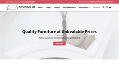 Desktop Screenshot of kfurniture.co.uk