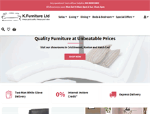 Tablet Screenshot of kfurniture.co.uk